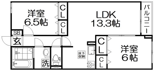 メゾン アンソレイエの物件間取画像